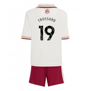 Fotbalové Dres Arsenal Leandro Trossard #19 Dětské Třetí Oblečení 2025-26 Krátký Rukáv (+ trenýrky)